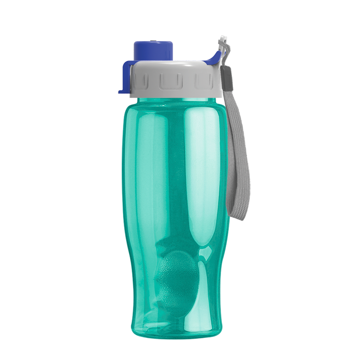 Custom logo Poly+ Bottle with Quick-Snap Lid - 27 oz.