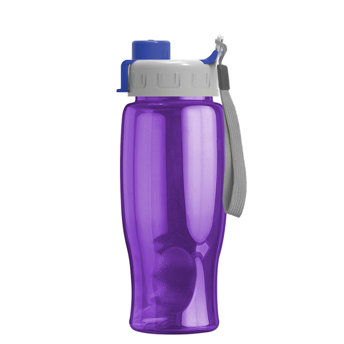 Custom logo Poly+ Bottle with Quick-Snap Lid - 27 oz.