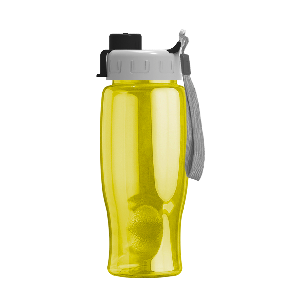 Custom logo Poly+ Bottle with Quick-Snap Lid - 27 oz.