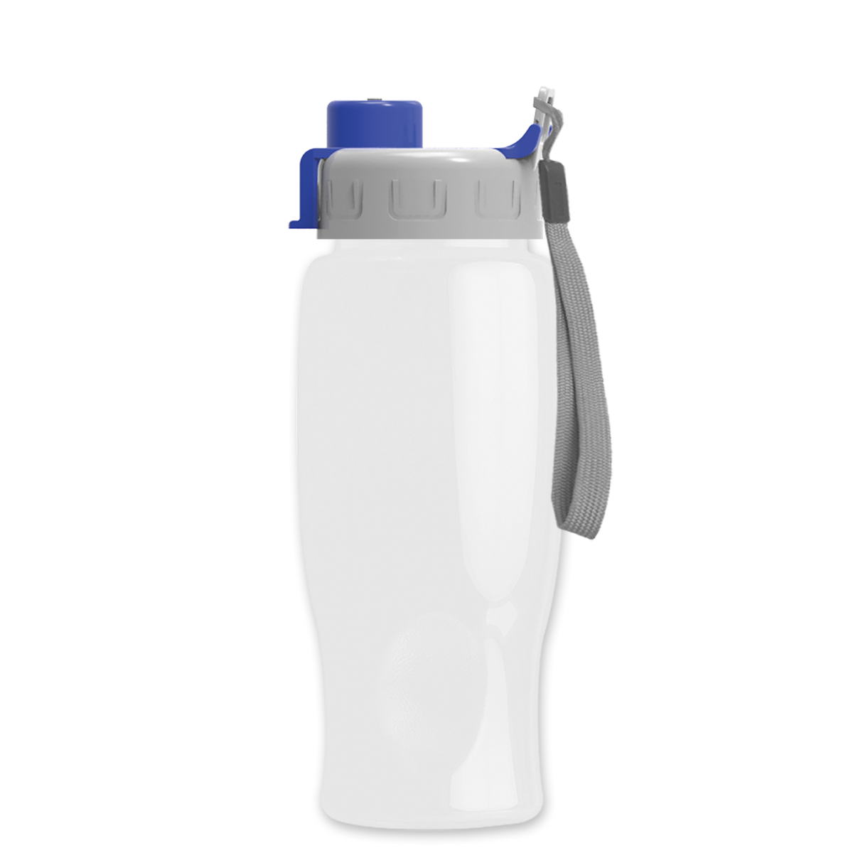 Custom logo Poly+ Bottle with Quick-Snap Lid - 27 oz.