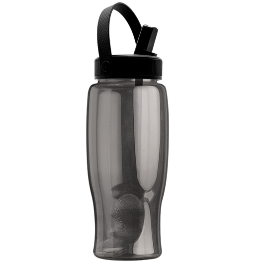 Poly+ Bottle with Flip-Straw, Swivel-Handle Lid - 27 oz.