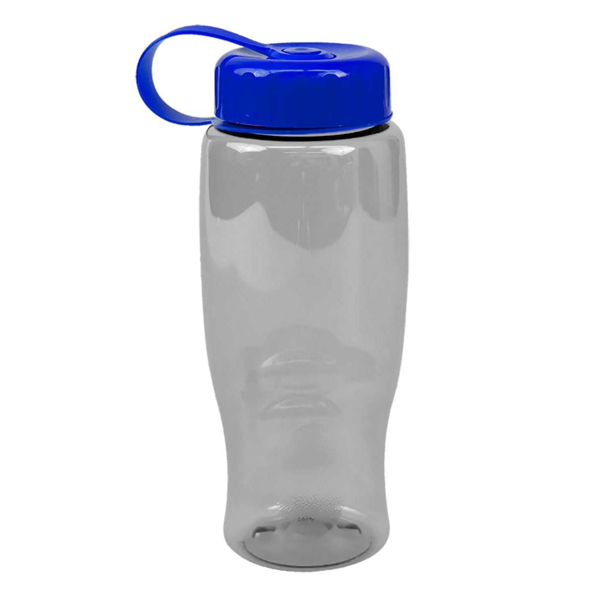 Custom logo Poly+ Bottle with Tethered Lid - 27 oz.