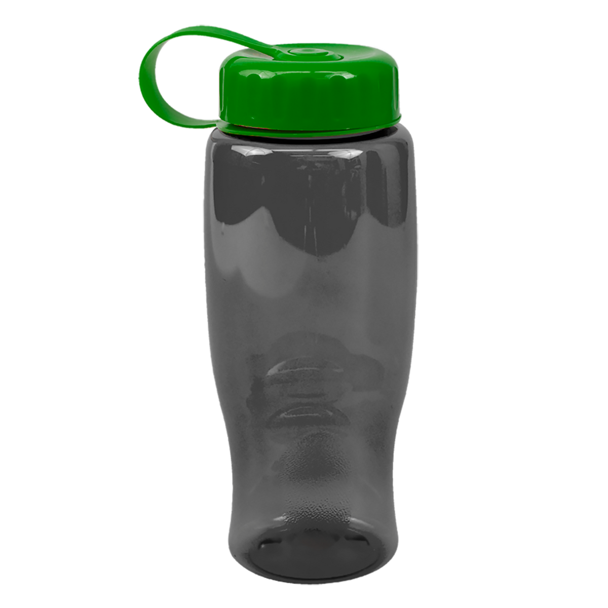 Custom logo Poly+ Bottle with Tethered Lid - 27 oz.