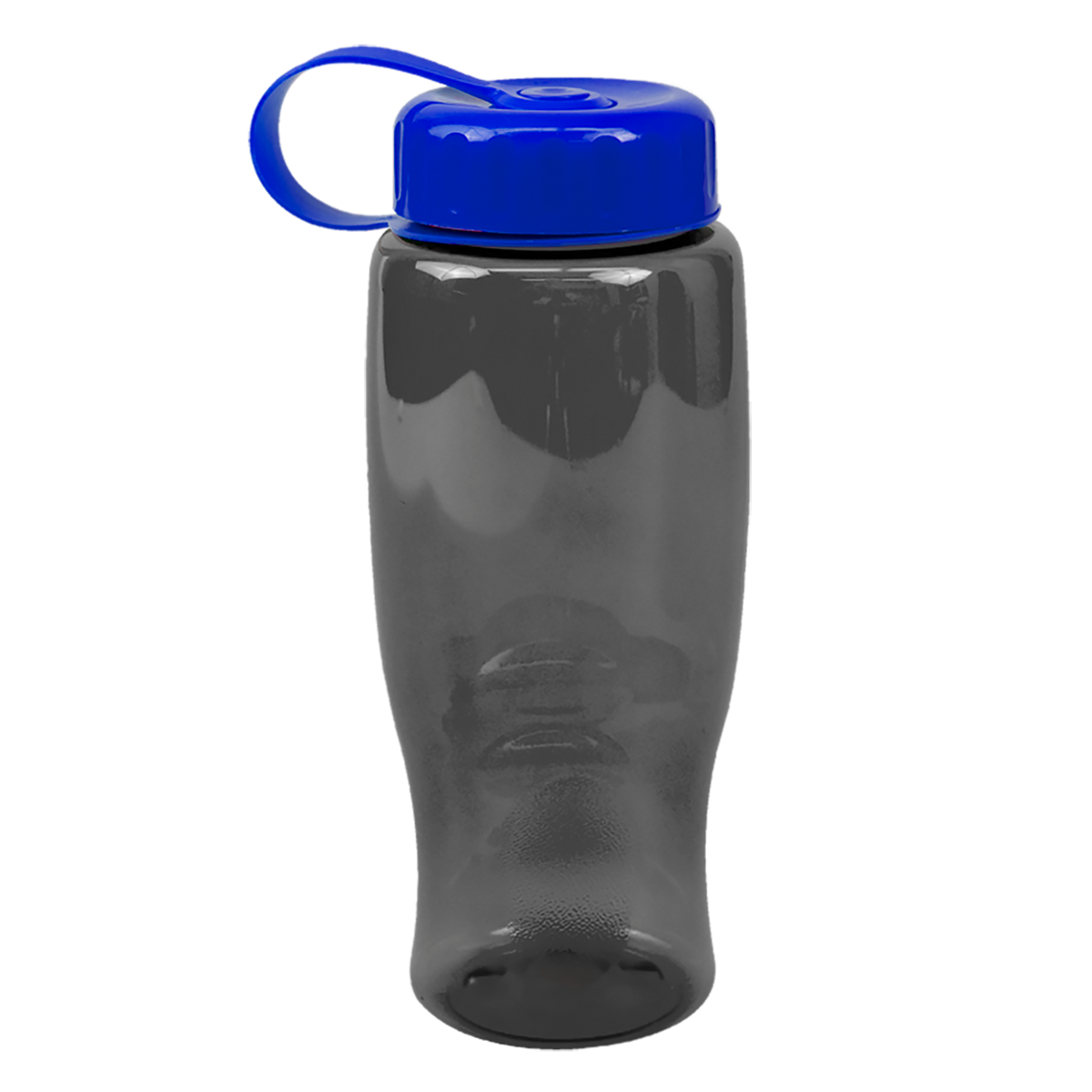 Custom logo Poly+ Bottle with Tethered Lid - 27 oz.