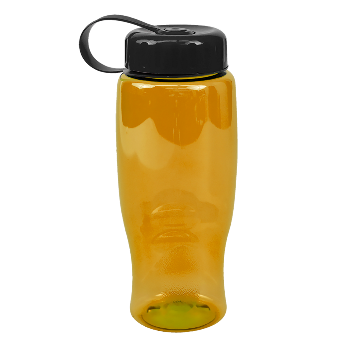Custom logo Poly+ Bottle with Tethered Lid - 27 oz.