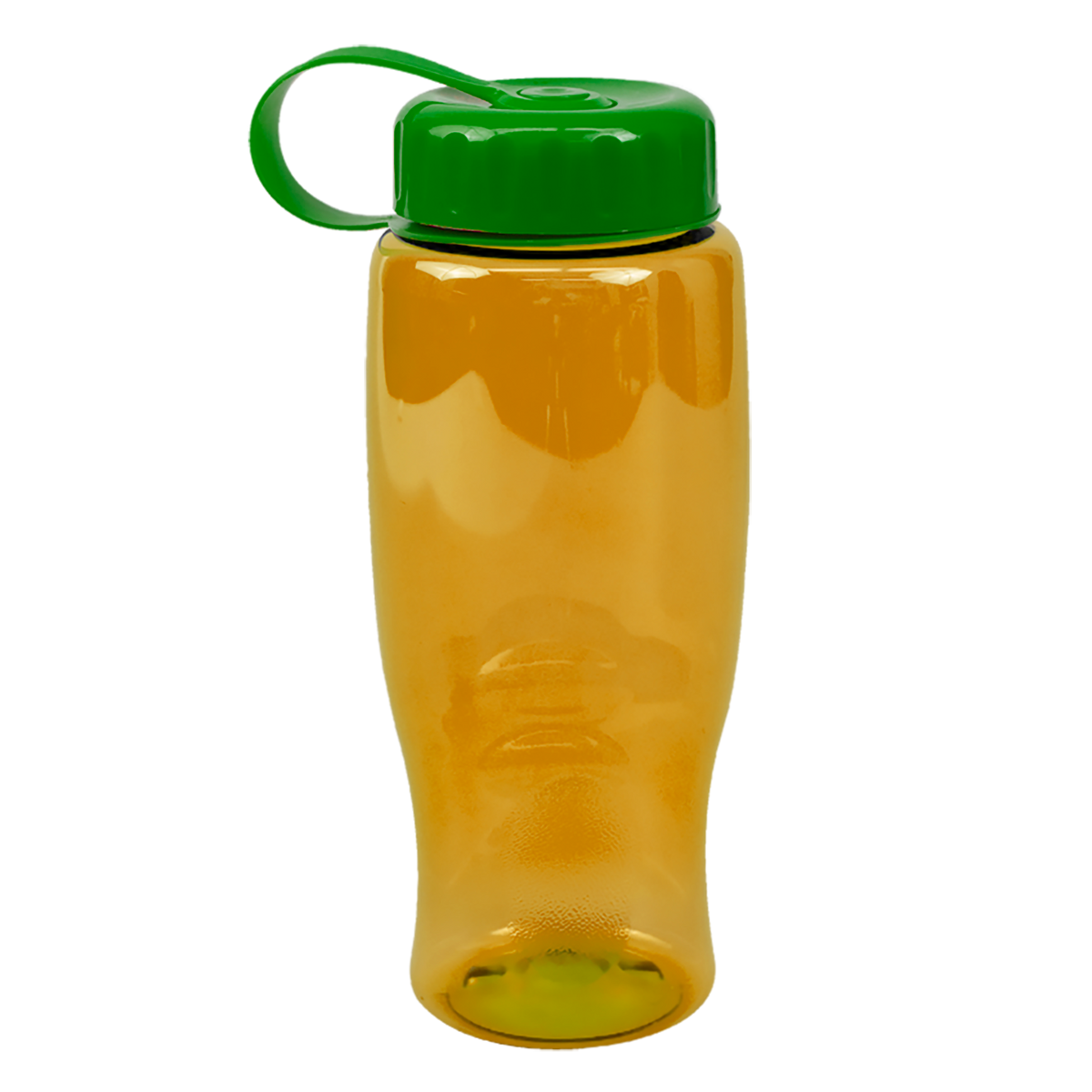 Custom logo Poly+ Bottle with Tethered Lid - 27 oz.