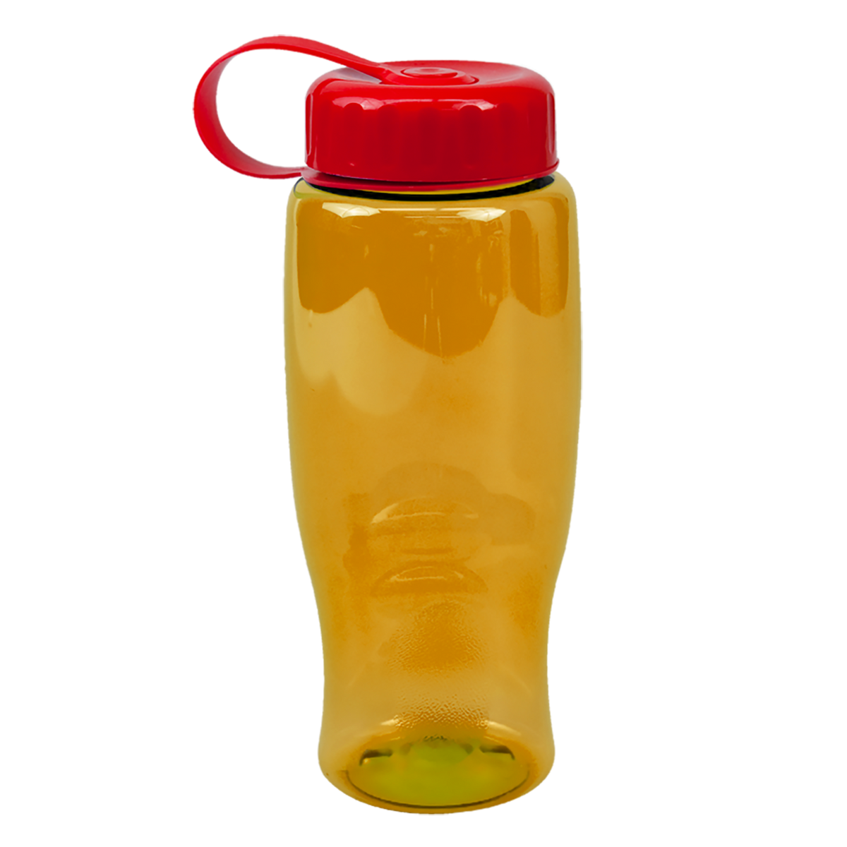 Custom logo Poly+ Bottle with Tethered Lid - 27 oz.