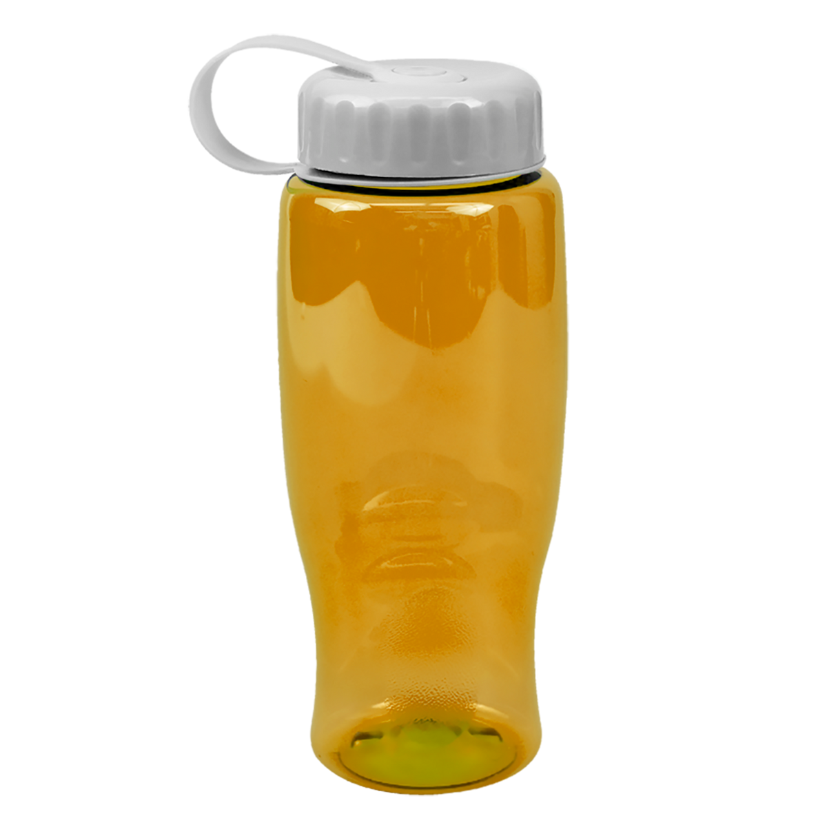 Custom logo Poly+ Bottle with Tethered Lid - 27 oz.