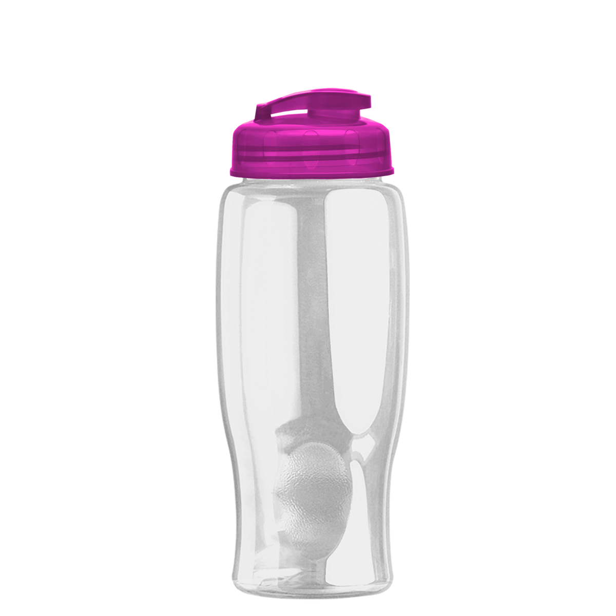 Custom logo Poly+ Bottle with Flip-Top Lid - 27 oz.