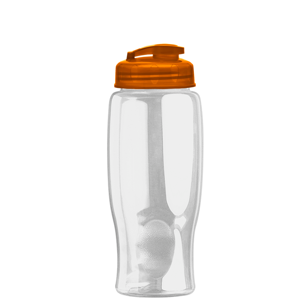 Custom logo Poly+ Bottle with Flip-Top Lid - 27 oz.