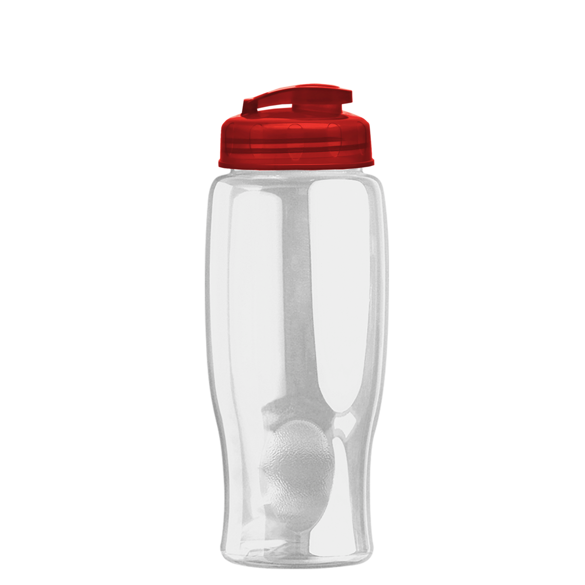Custom logo Poly+ Bottle with Flip-Top Lid - 27 oz.