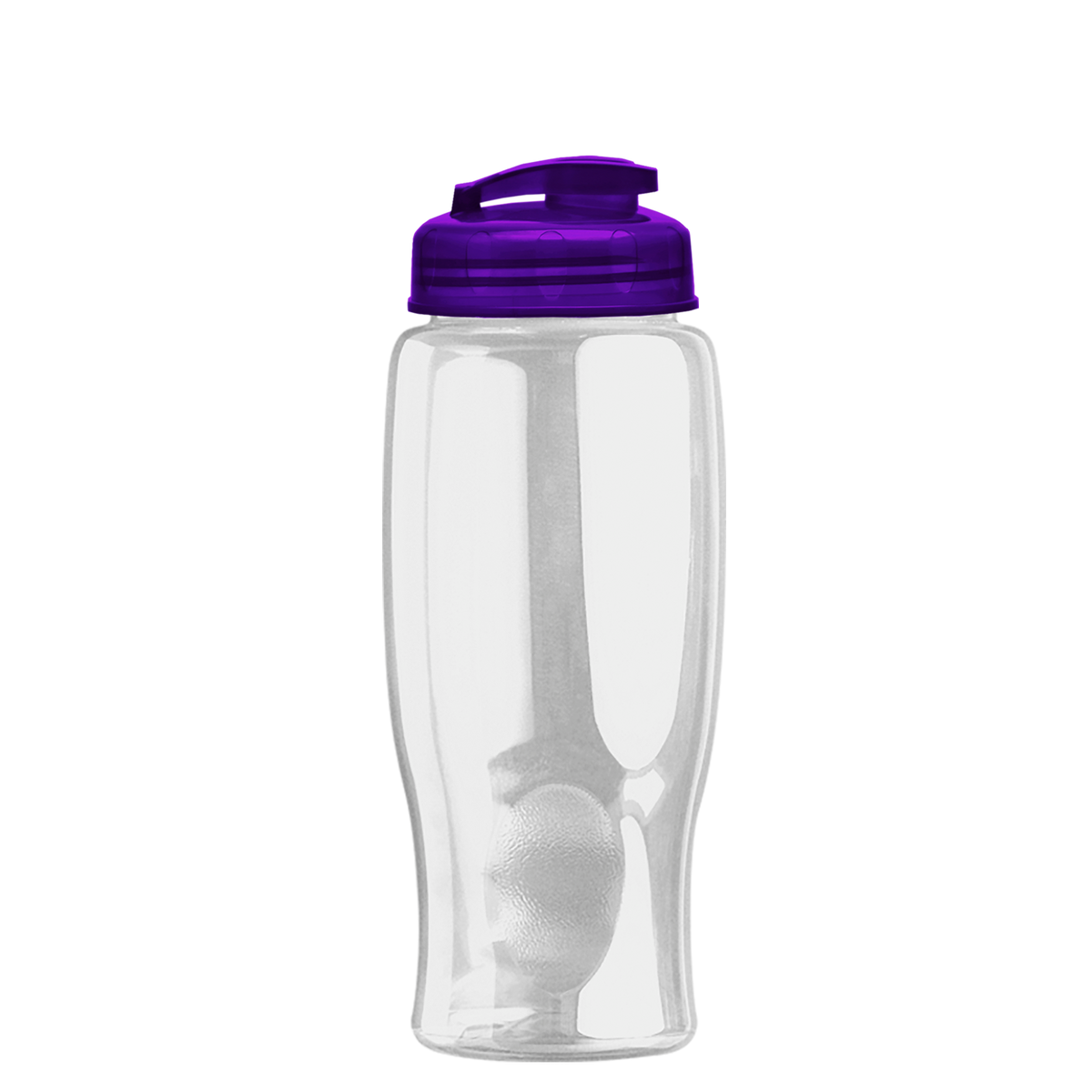 Custom logo Poly+ Bottle with Flip-Top Lid - 27 oz.