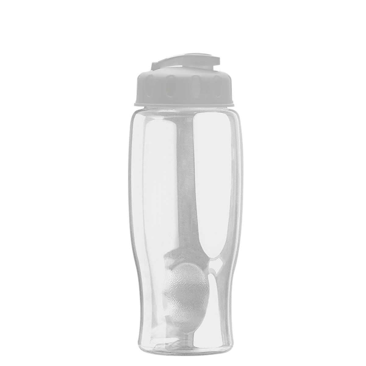 Custom logo Poly+ Bottle with Flip-Top Lid - 27 oz.
