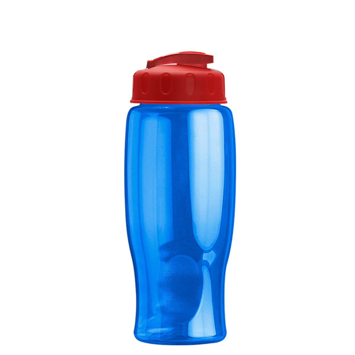 Custom logo Poly+ Bottle with Flip-Top Lid - 27 oz.