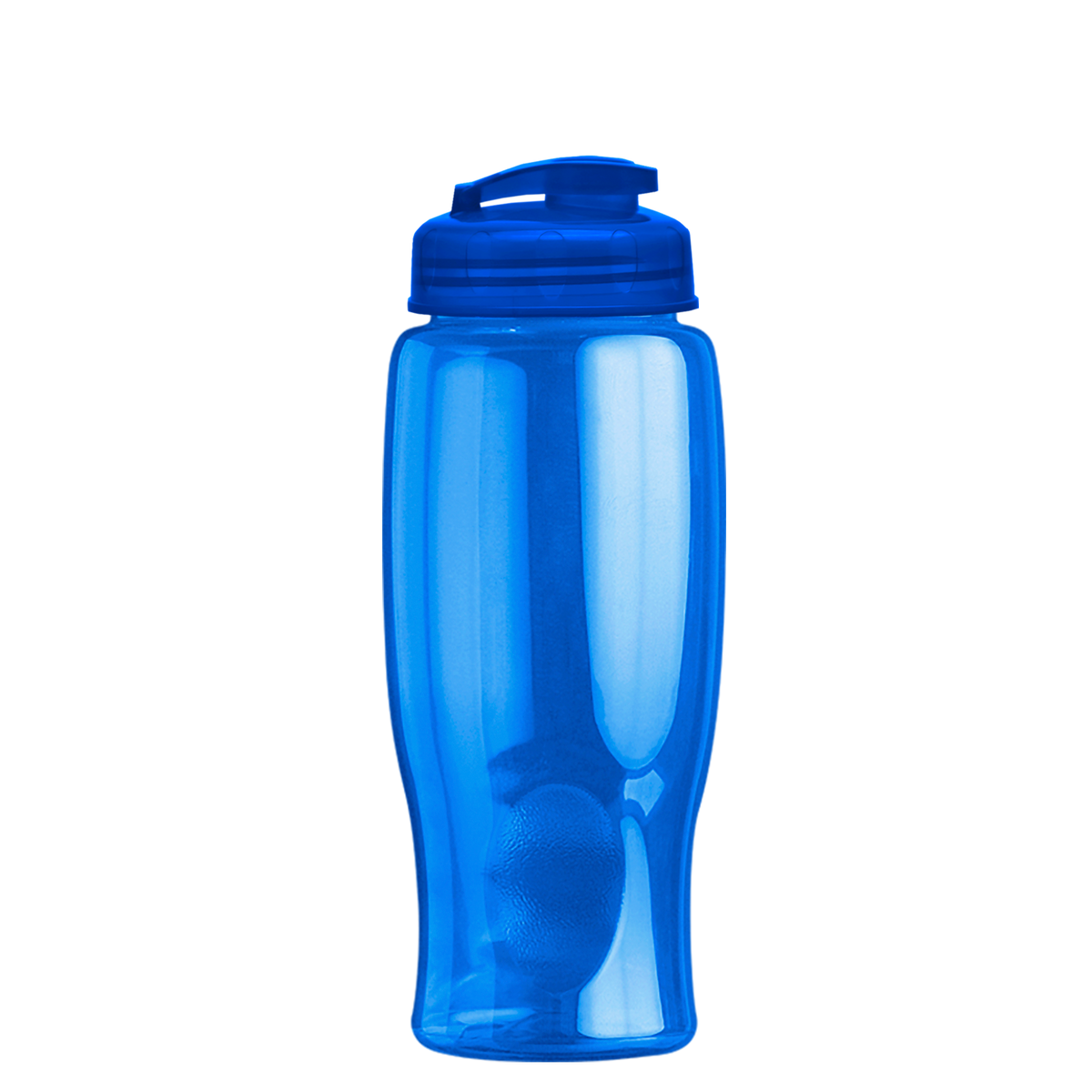 Custom logo Poly+ Bottle with Flip-Top Lid - 27 oz.