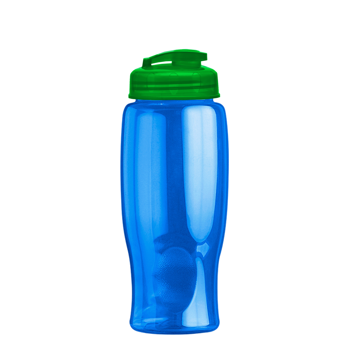 Custom logo Poly+ Bottle with Flip-Top Lid - 27 oz.