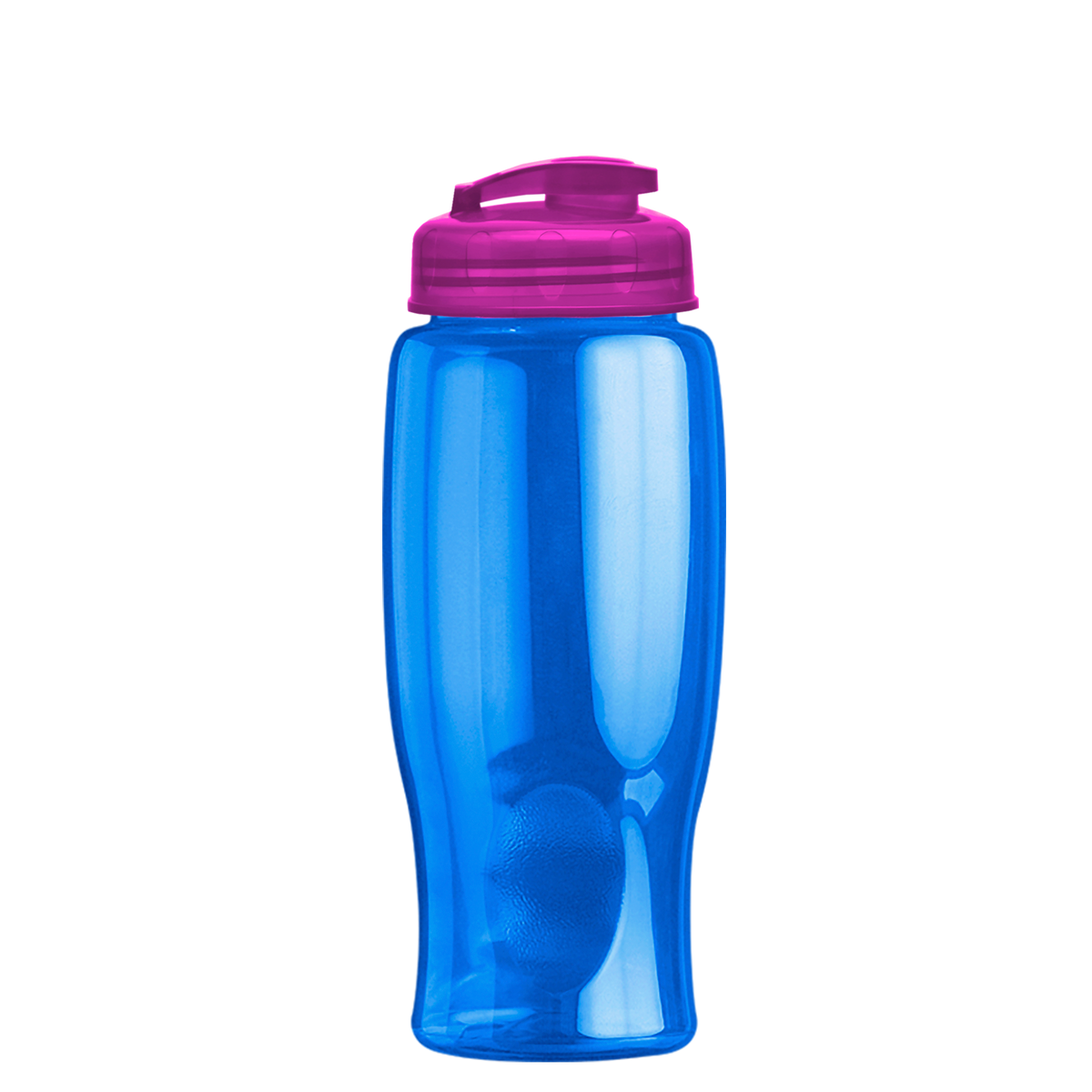 Custom logo Poly+ Bottle with Flip-Top Lid - 27 oz.