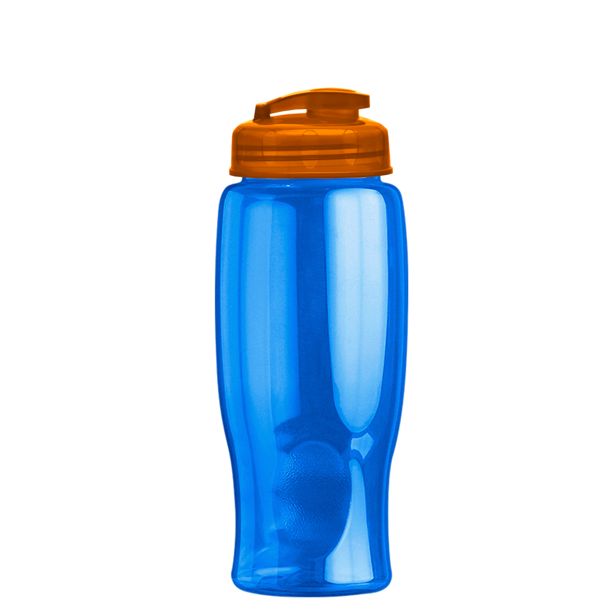 Custom logo Poly+ Bottle with Flip-Top Lid - 27 oz.