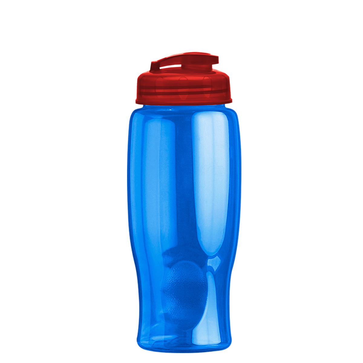 Custom logo Poly+ Bottle with Flip-Top Lid - 27 oz.