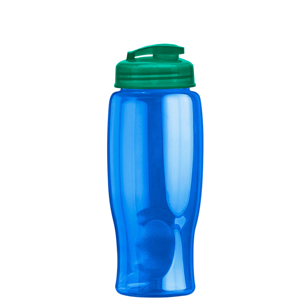 Custom logo Poly+ Bottle with Flip-Top Lid - 27 oz.