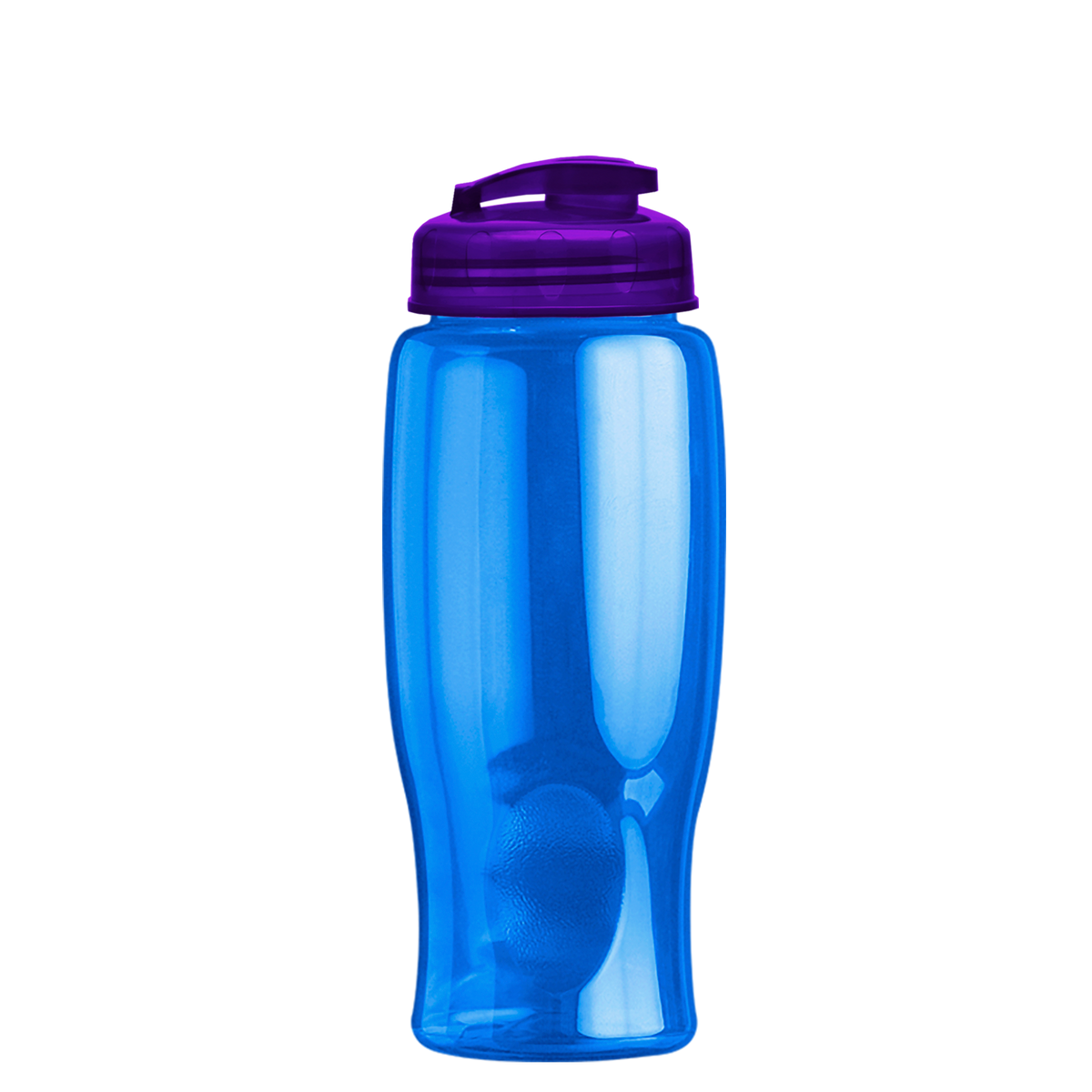 Custom logo Poly+ Bottle with Flip-Top Lid - 27 oz.