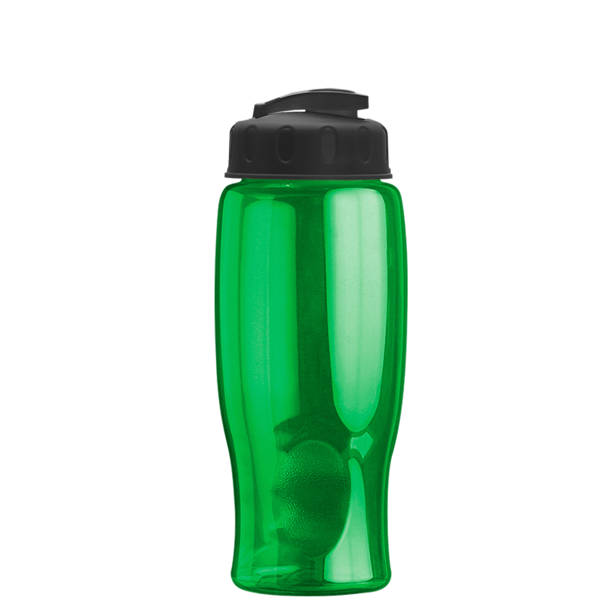 Custom logo Poly+ Bottle with Flip-Top Lid - 27 oz.