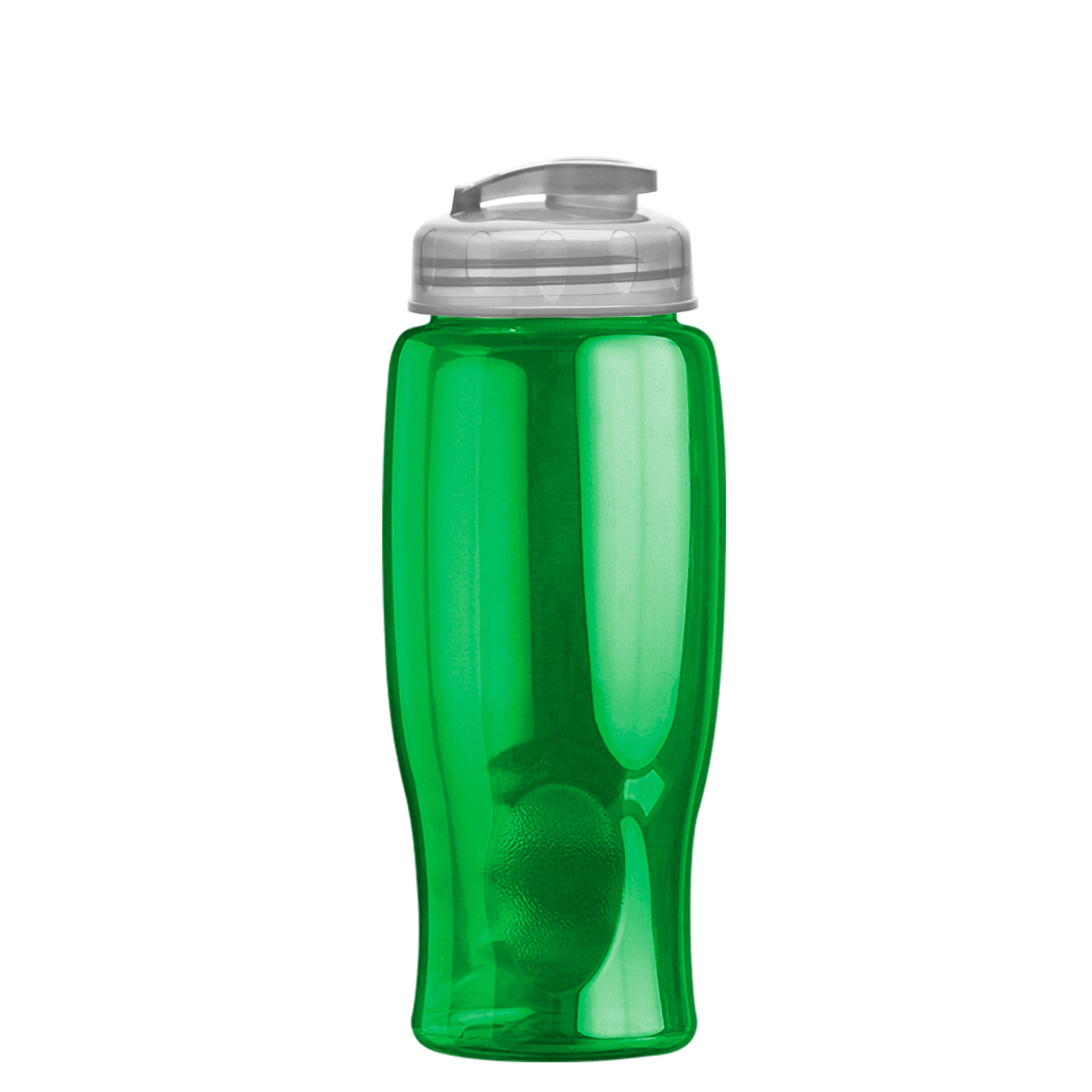 Custom logo Poly+ Bottle with Flip-Top Lid - 27 oz.