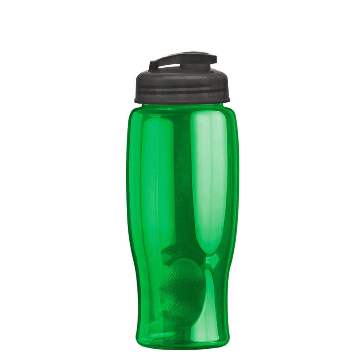 Custom logo Poly+ Bottle with Flip-Top Lid - 27 oz.