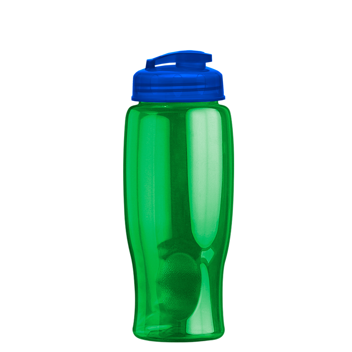Custom logo Poly+ Bottle with Flip-Top Lid - 27 oz.