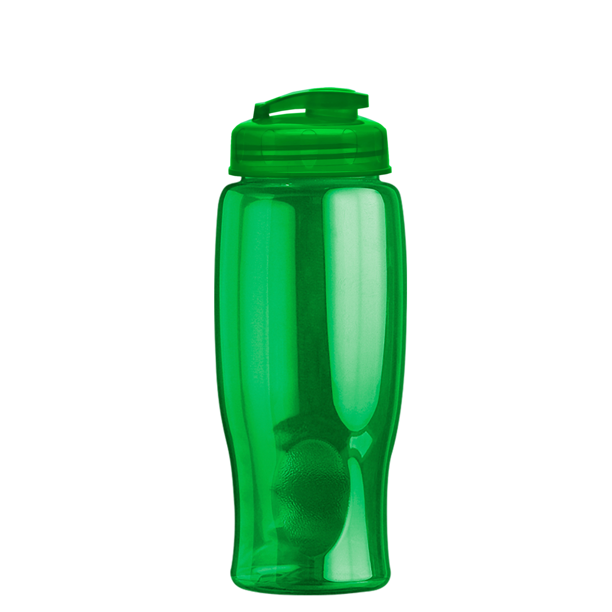 Custom logo Poly+ Bottle with Flip-Top Lid - 27 oz.