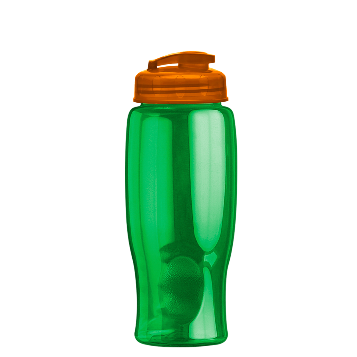 Custom logo Poly+ Bottle with Flip-Top Lid - 27 oz.