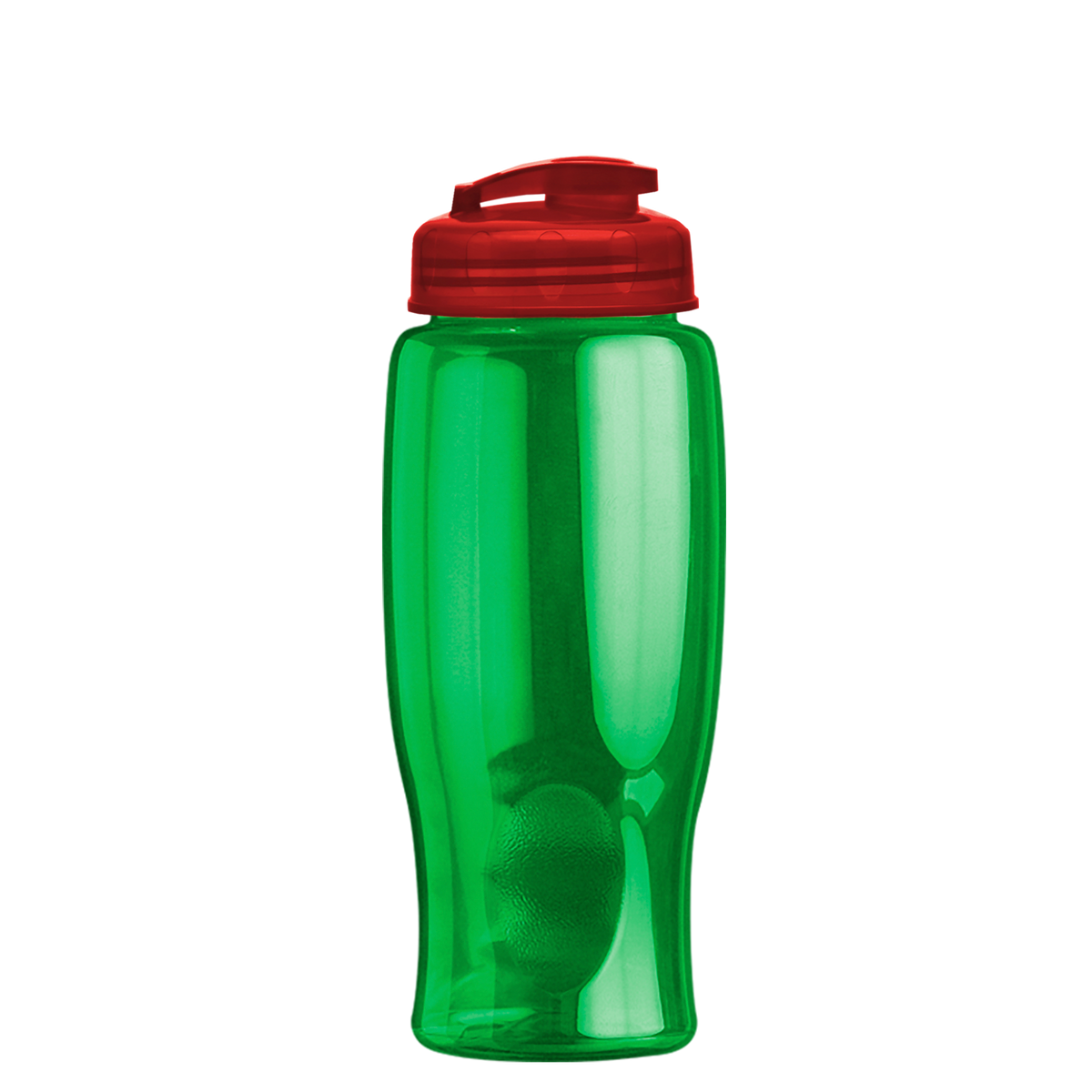 Custom logo Poly+ Bottle with Flip-Top Lid - 27 oz.