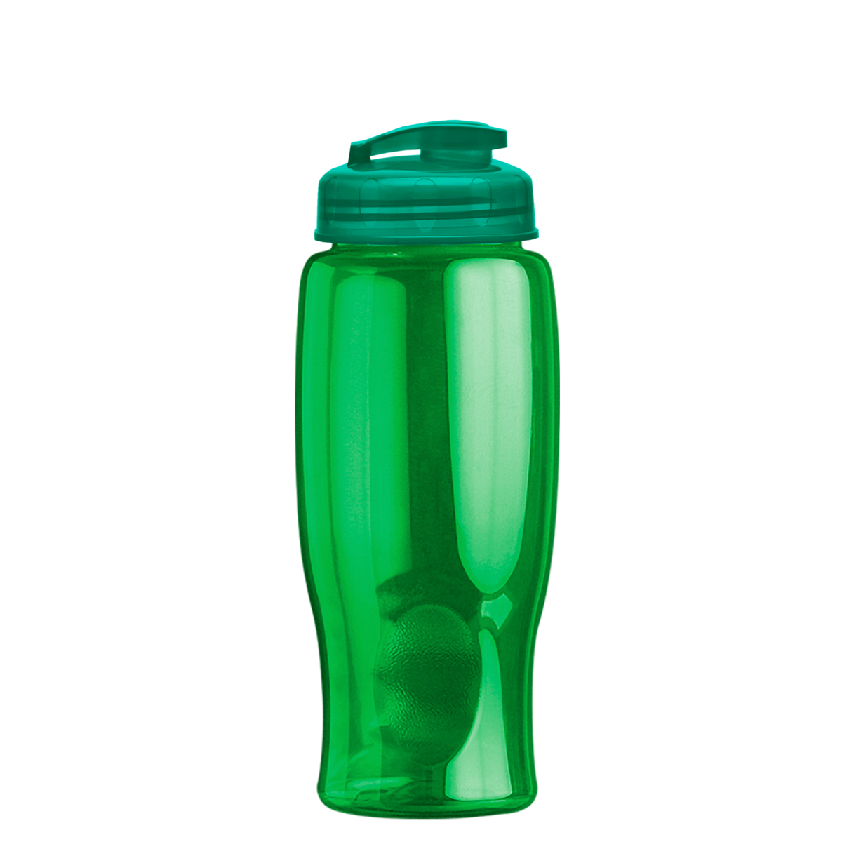 Custom logo Poly+ Bottle with Flip-Top Lid - 27 oz.