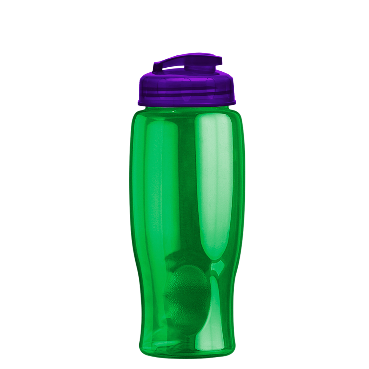 Custom logo Poly+ Bottle with Flip-Top Lid - 27 oz.