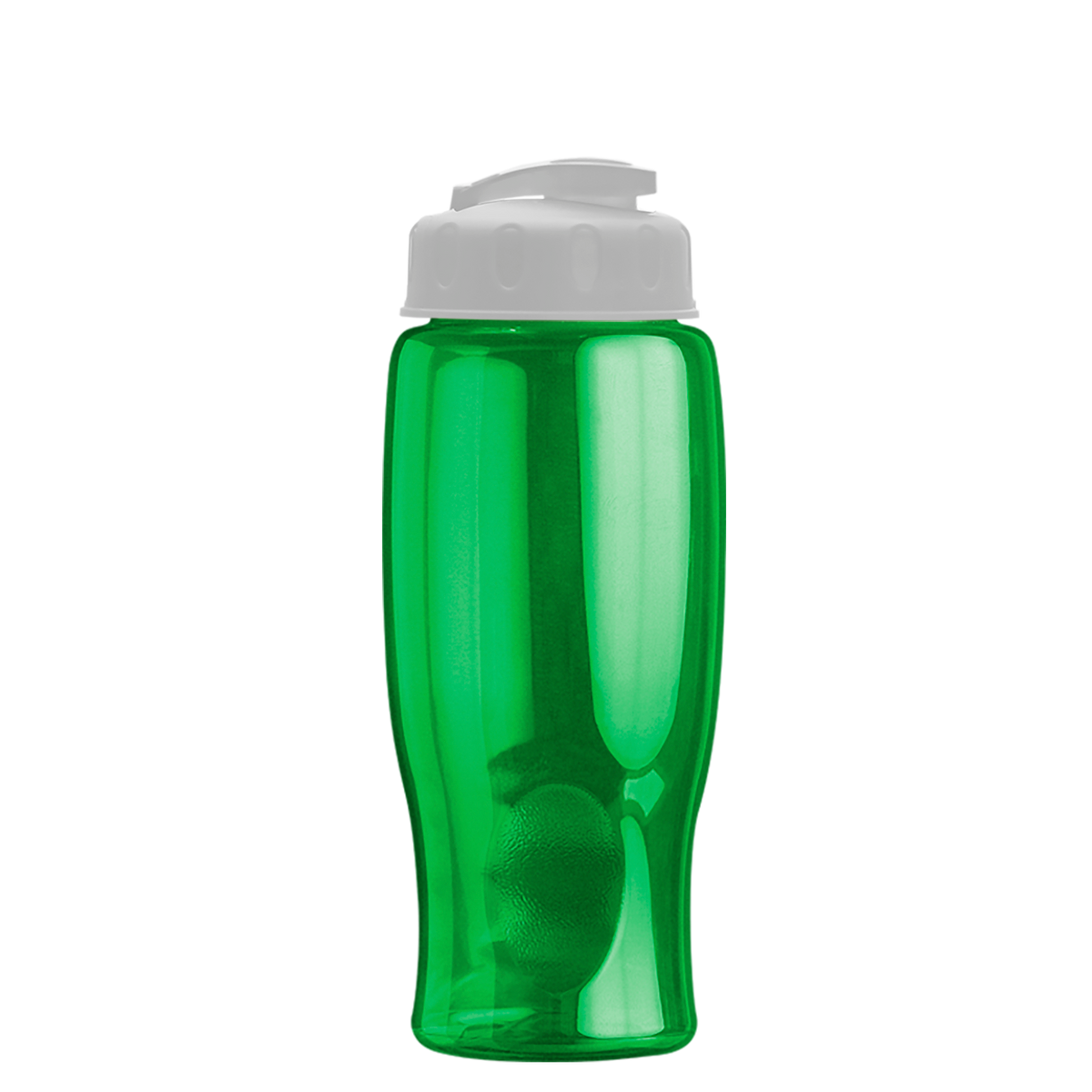 Custom logo Poly+ Bottle with Flip-Top Lid - 27 oz.