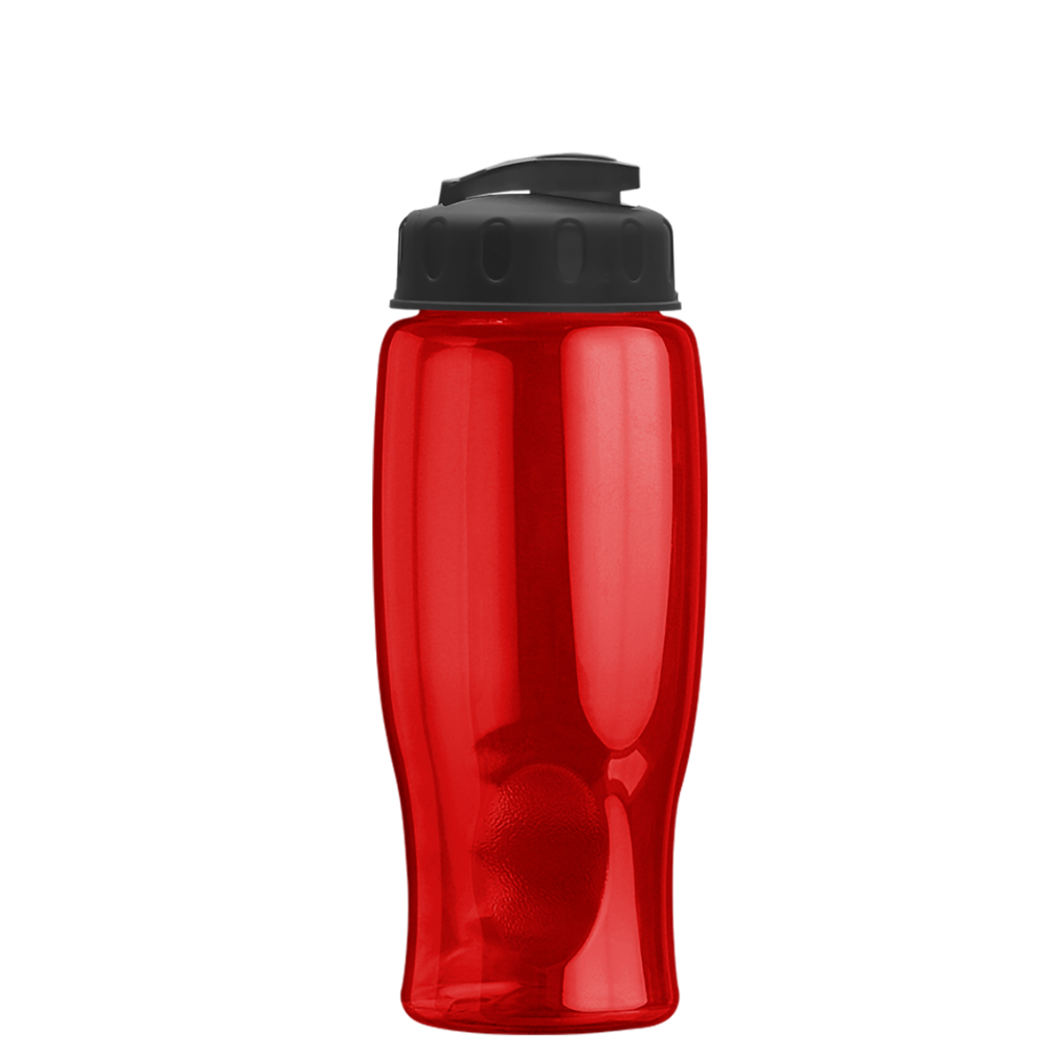 Custom logo Poly+ Bottle with Flip-Top Lid - 27 oz.