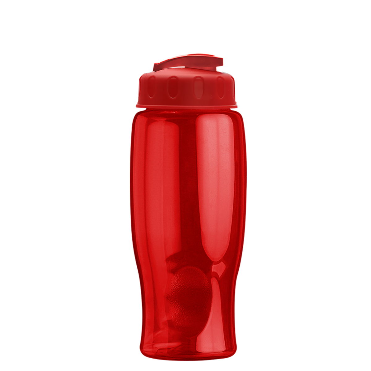 Custom logo Poly+ Bottle with Flip-Top Lid - 27 oz.