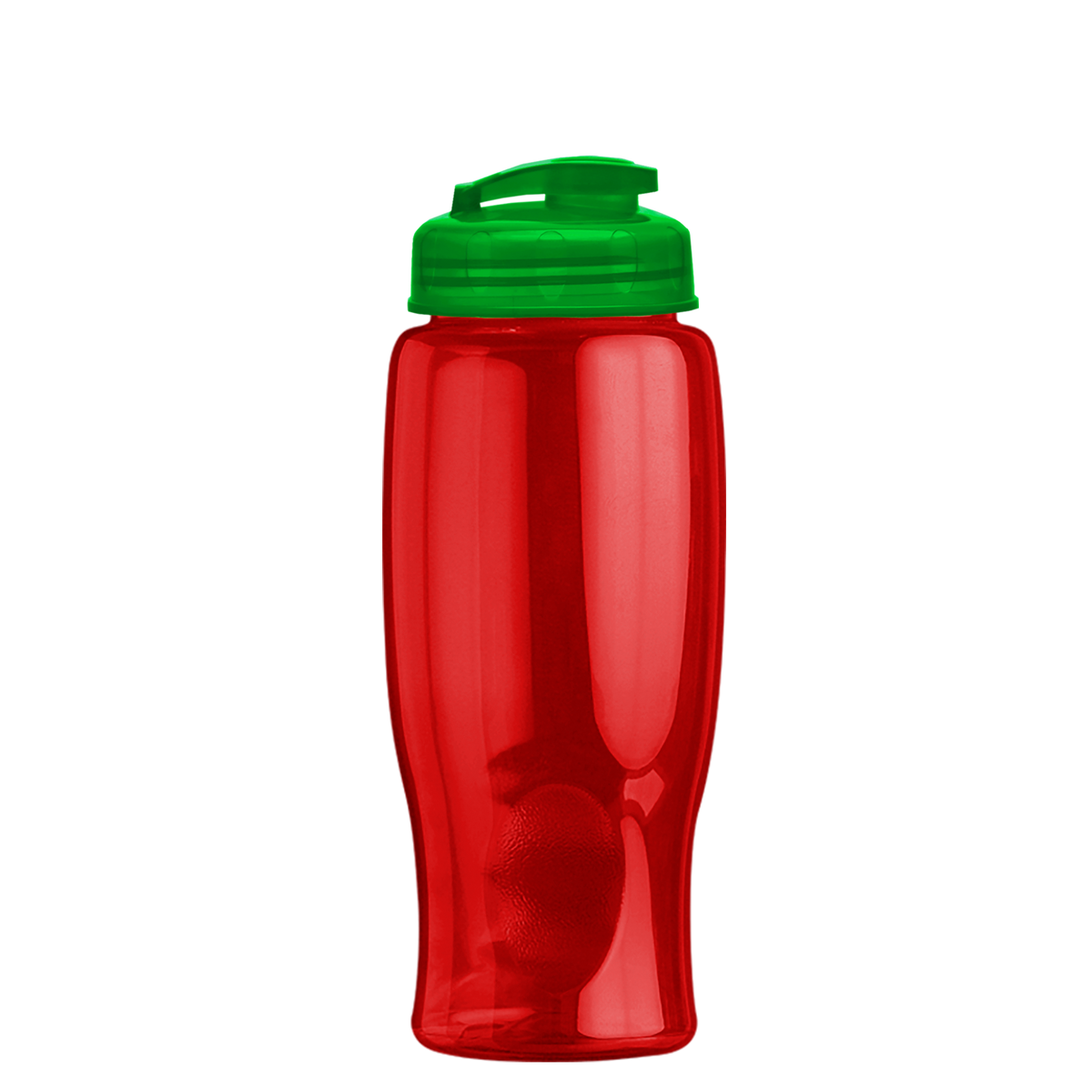 Custom logo Poly+ Bottle with Flip-Top Lid - 27 oz.