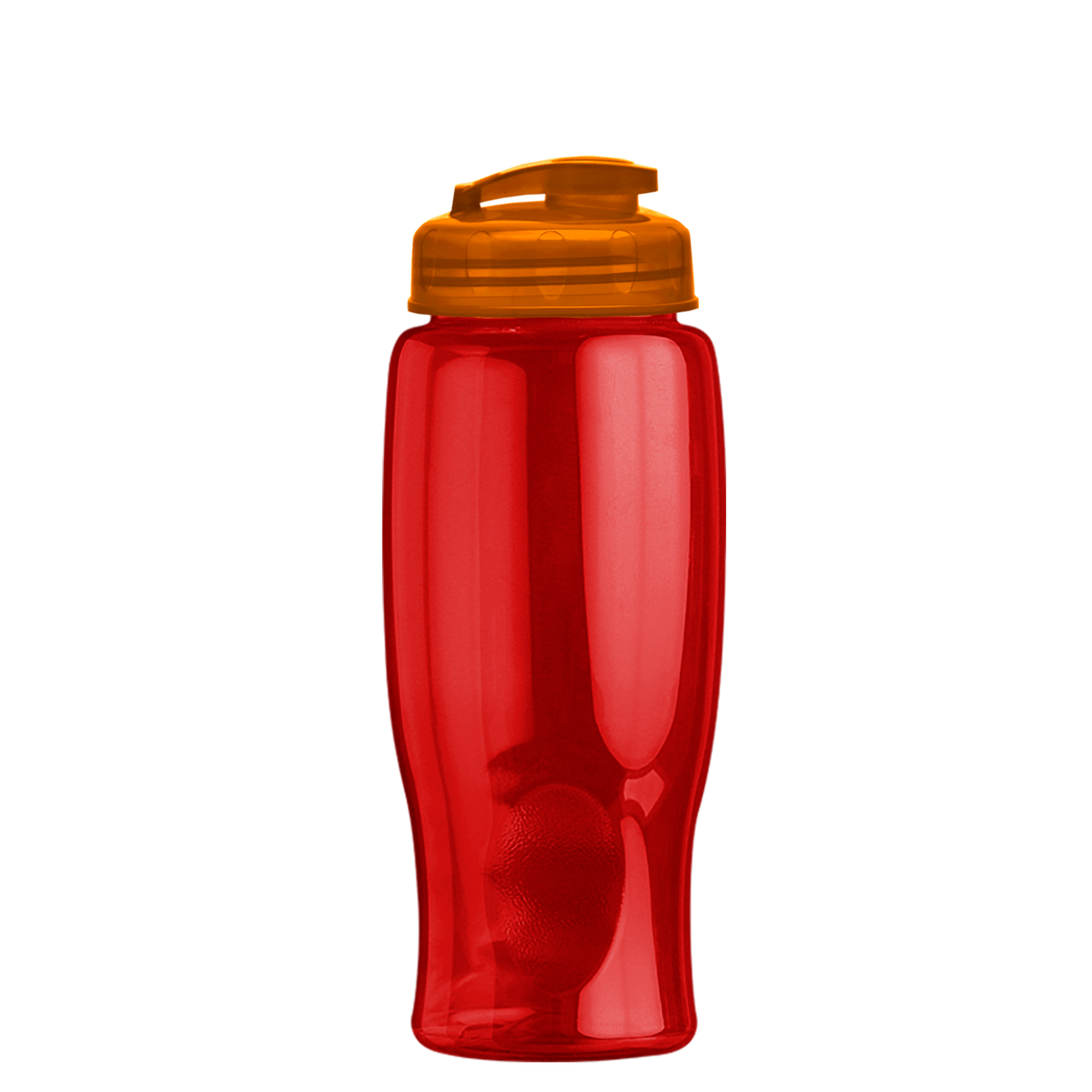 Custom logo Poly+ Bottle with Flip-Top Lid - 27 oz.