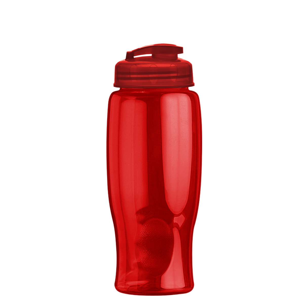 Custom logo Poly+ Bottle with Flip-Top Lid - 27 oz.