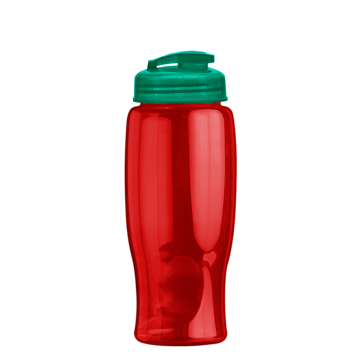 Custom logo Poly+ Bottle with Flip-Top Lid - 27 oz.