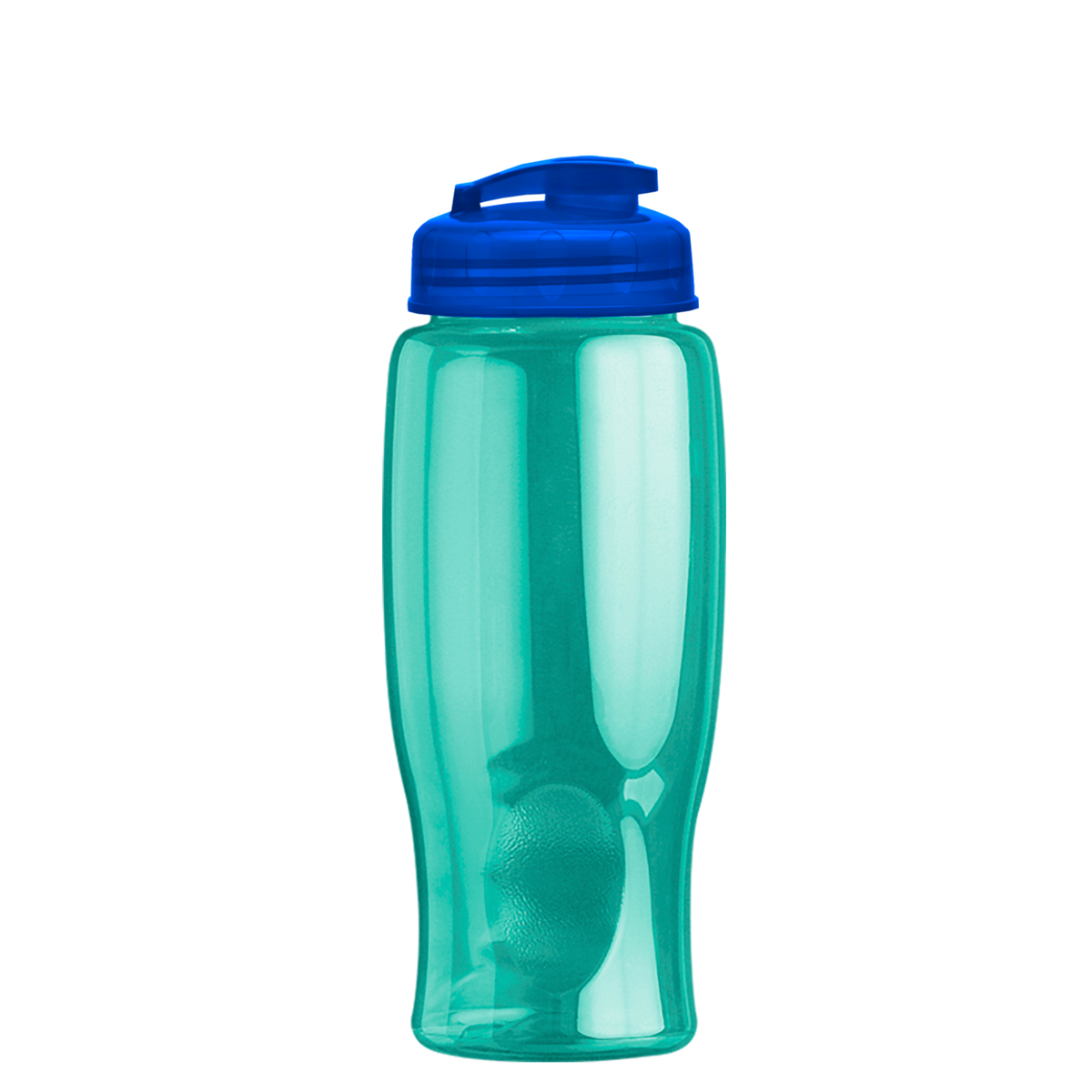 Custom logo Poly+ Bottle with Flip-Top Lid - 27 oz.