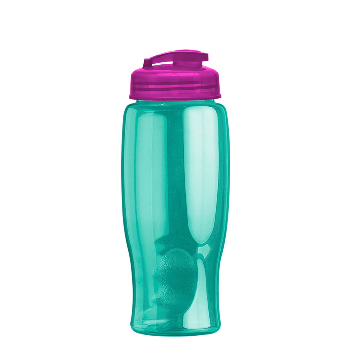Custom logo Poly+ Bottle with Flip-Top Lid - 27 oz.