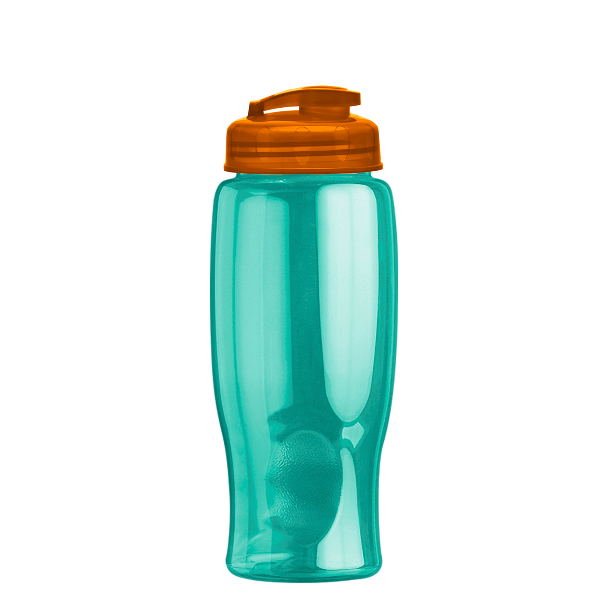 Custom logo Poly+ Bottle with Flip-Top Lid - 27 oz.