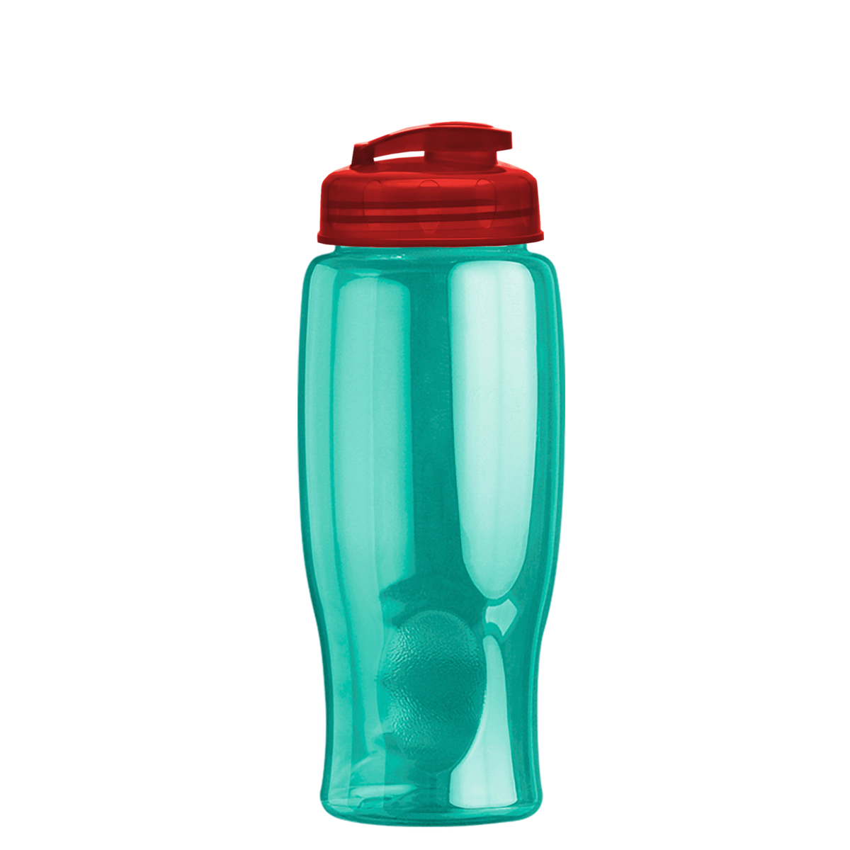 Custom logo Poly+ Bottle with Flip-Top Lid - 27 oz.