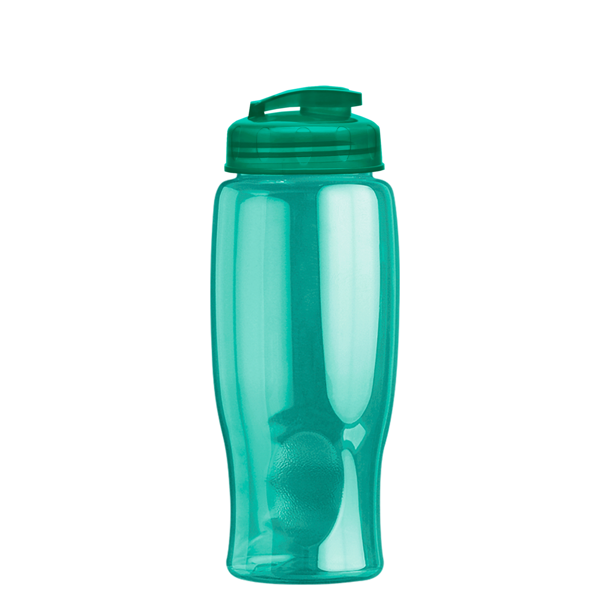 Custom logo Poly+ Bottle with Flip-Top Lid - 27 oz.