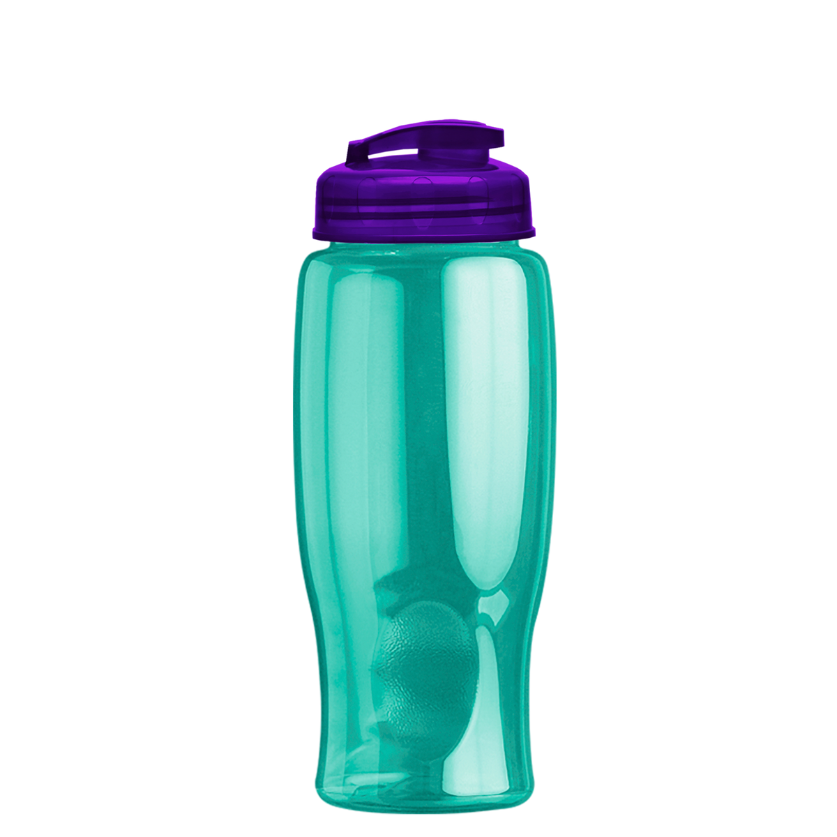 Custom logo Poly+ Bottle with Flip-Top Lid - 27 oz.