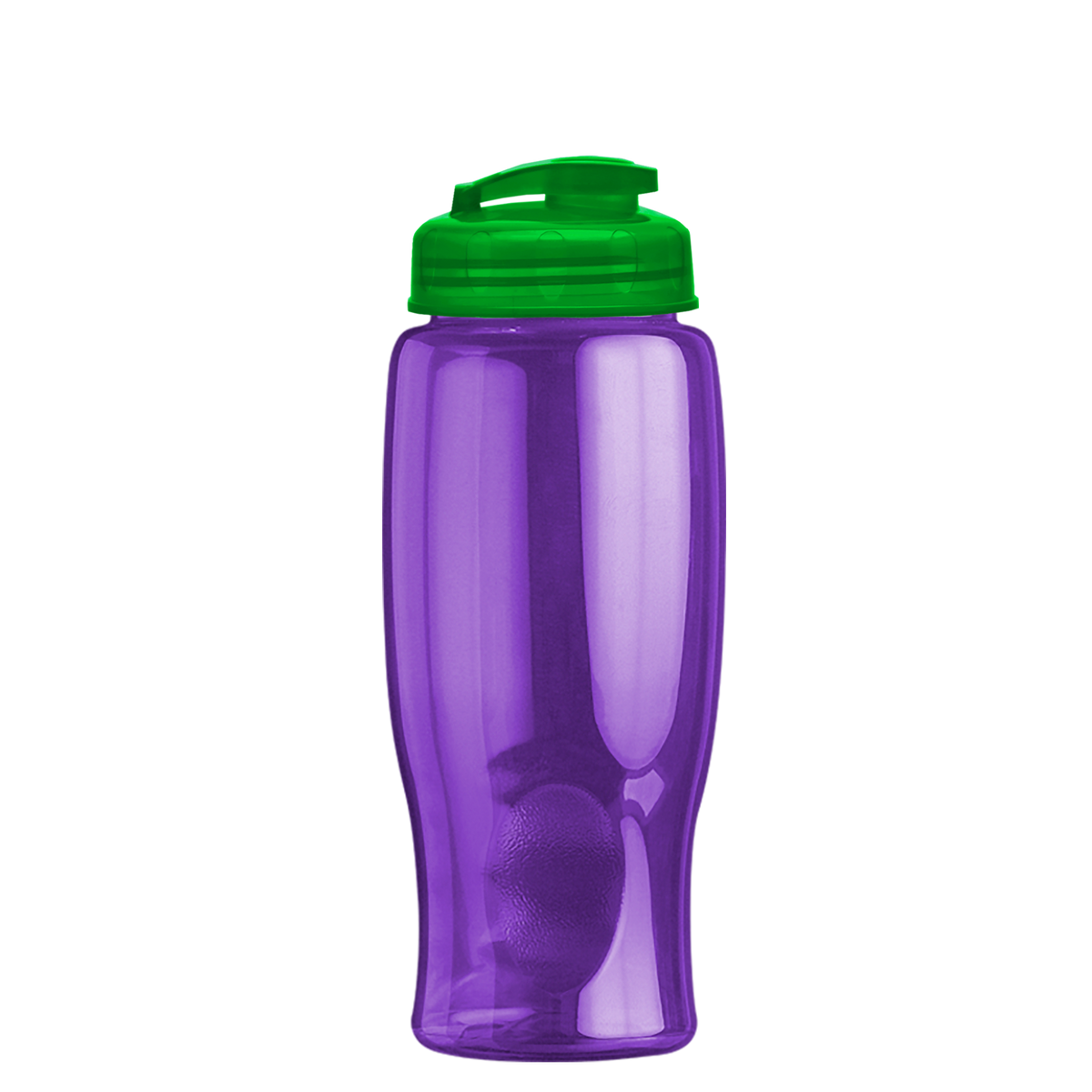 Custom logo Poly+ Bottle with Flip-Top Lid - 27 oz.