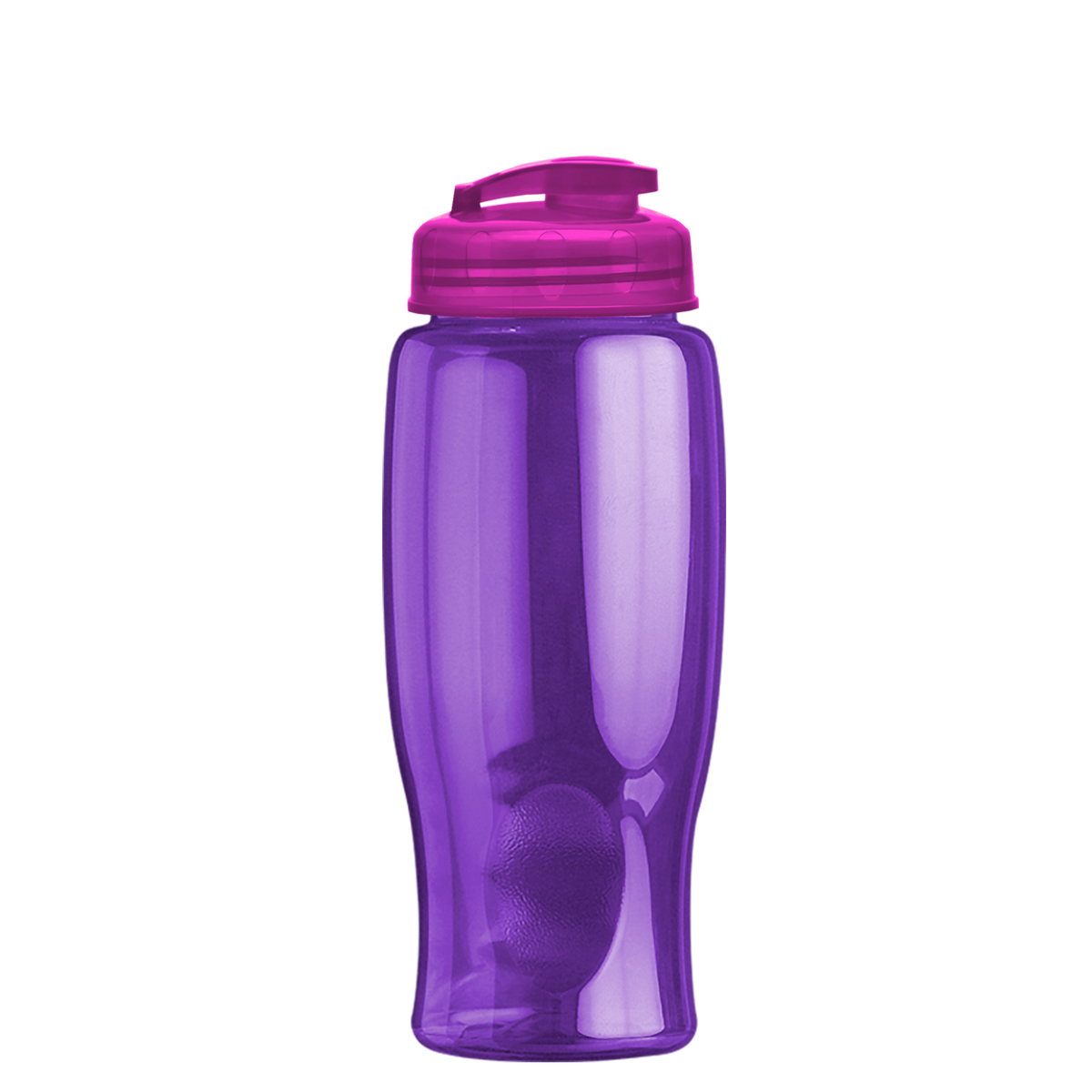 Custom logo Poly+ Bottle with Flip-Top Lid - 27 oz.