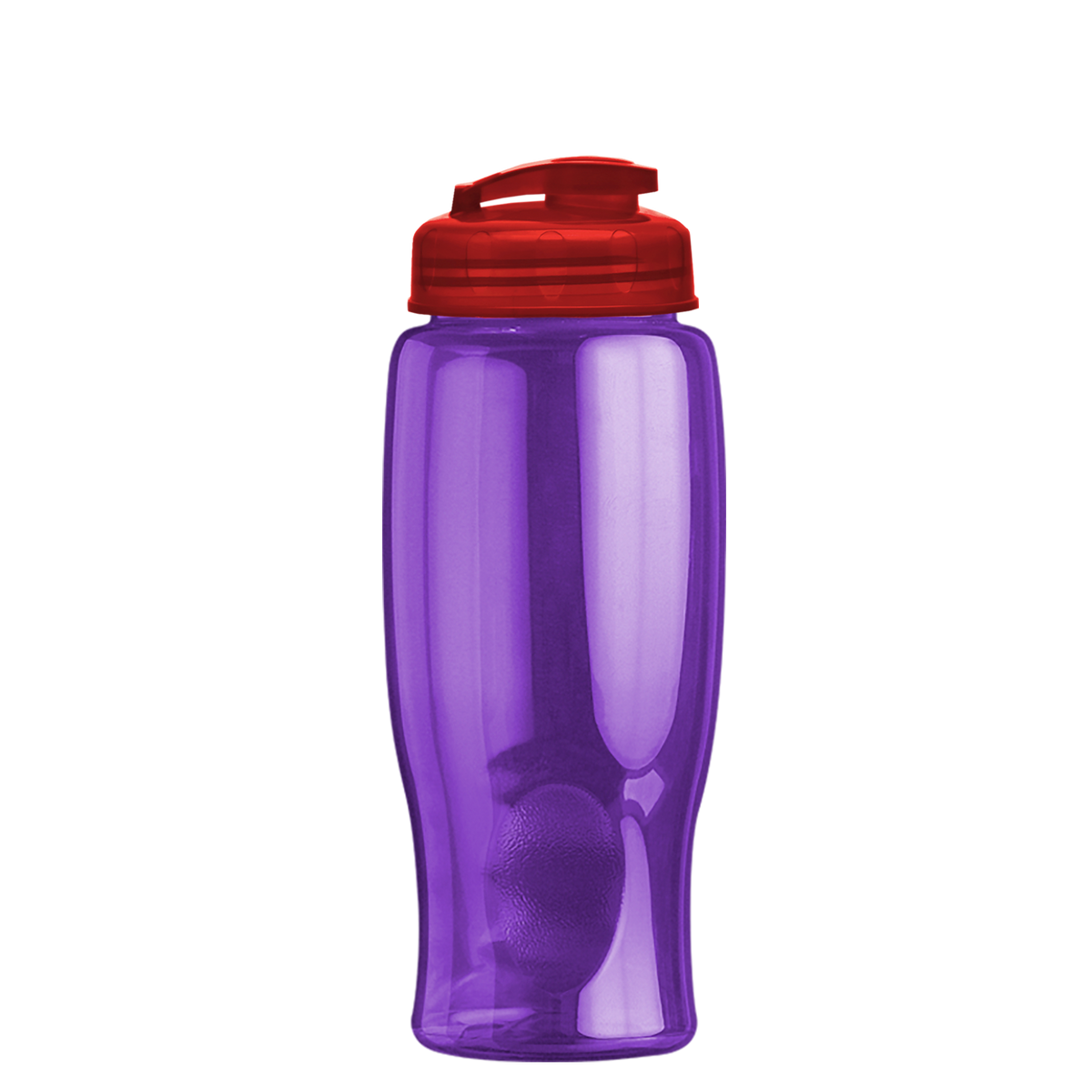 Custom logo Poly+ Bottle with Flip-Top Lid - 27 oz.